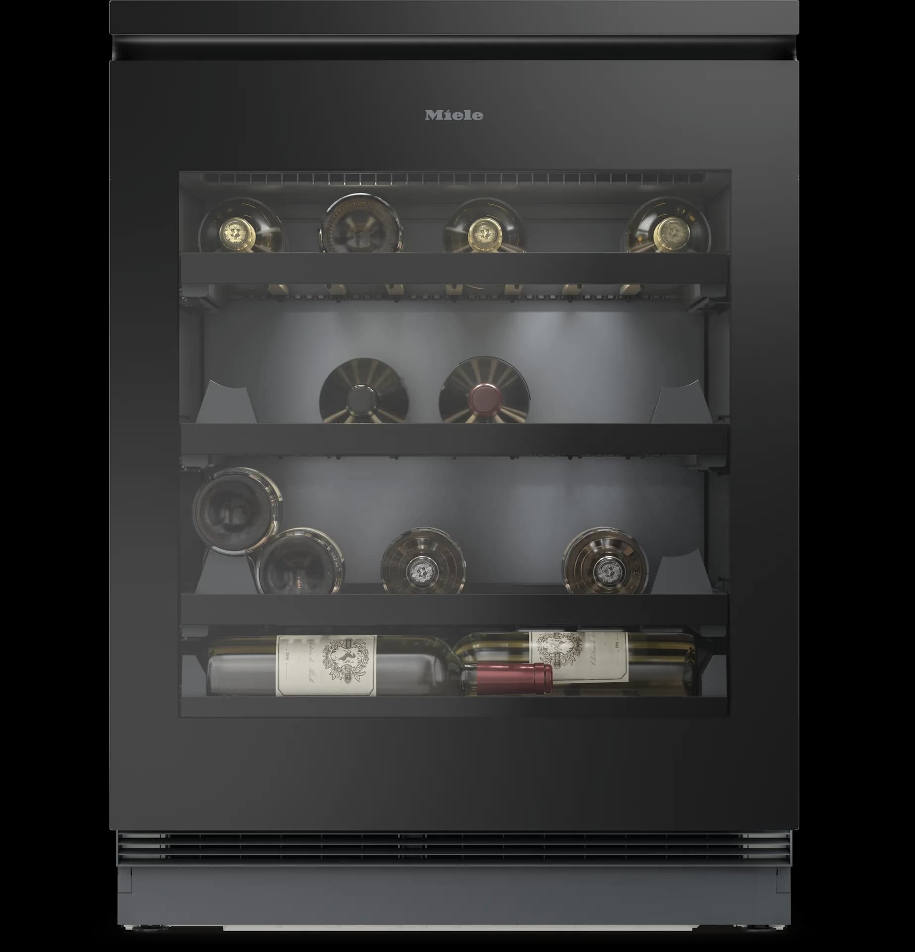 Встраиваемый винный шкаф Miele KWTUS 7054 F OBSW