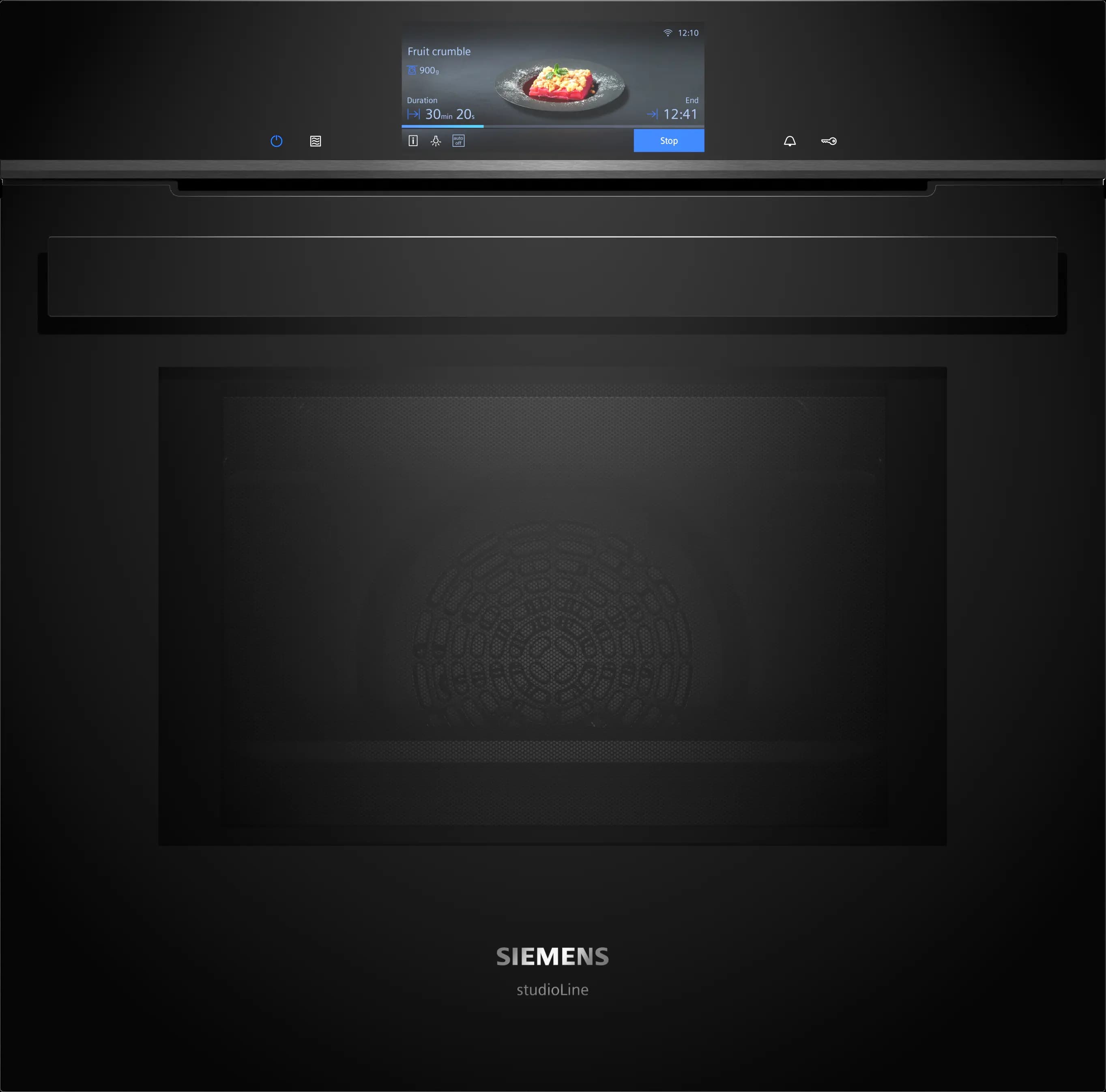 Духовой шкаф Siemens Встраиваемая духовка iQ700 с микроволновой функцией, 60 x 60 см, черная, нержавеющая сталь